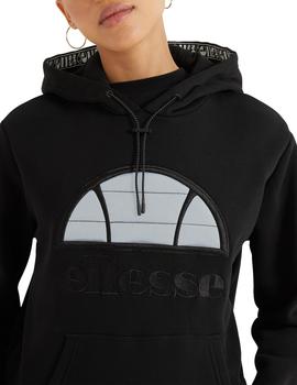 Sudadera Con Capucha Ellesse Rusina Mujer Negro