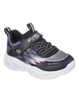 Zapatillas Skechers S Light Vortex Flash Zorent Junior Negro