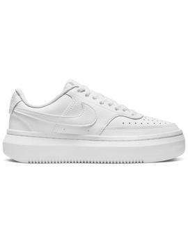 Zapatillas Nike Court Vision Alta Leather Mujer Blanco