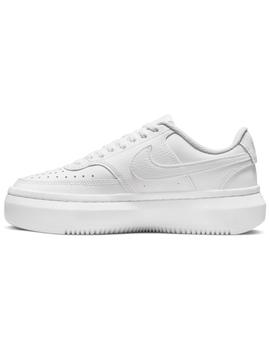 Zapatillas Nike Court Vision Alta Leather Mujer Blanco