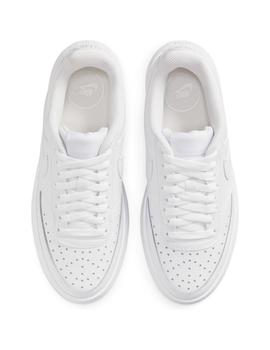 Zapatillas Nike Court Vision Alta Leather Mujer Blanco