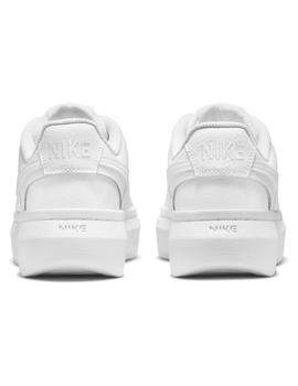 Zapatillas Nike Court Vision Alta Leather Mujer Blanco