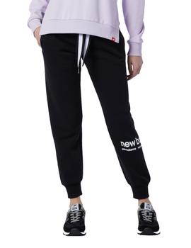 Pantalón Largo New Balance Essentials Athletic Mujer Negro