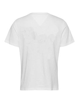 Camiseta Tommy Neck Mujer Blanco