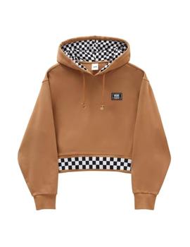 Sudadera Capucha Vans  Boom Boom 66 Mujer Camel