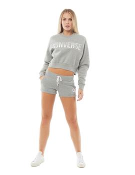 Pantalón Corto Converse Mujer Gris