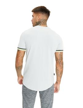 Camiseta Cut And Sew Rib Muscle Fit