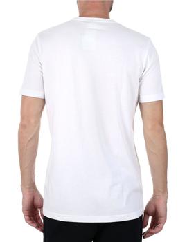 Camiseta Puma Graphic Box Logo Hombre Blanco