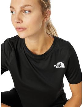 Camiseta Thre North Face Mujer Negro