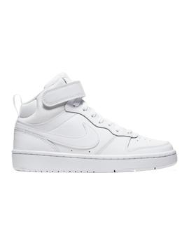 Zapatillas Nike Court Borough Mid 2 Niño Blanco