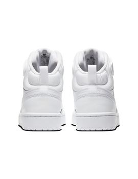 Zapatillas Nike Court Borough Mid 2 Niño Blanco