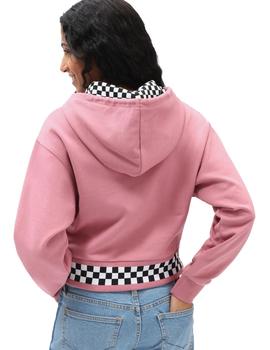 Sudadera Capucha Vans  Boom Boom 66 Mujer Rosa