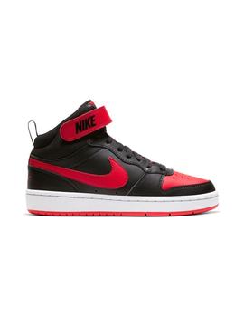 Zapatillas Nike Court Borough Mid 2 Niño Rojo