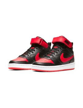 Zapatillas Nike Court Borough Mid 2 Niño Rojo