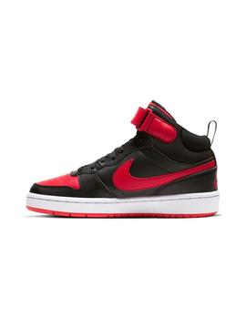 Zapatillas Nike Court Borough Mid 2 Niño Rojo