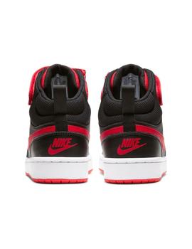 Zapatillas Nike Court Borough Mid 2 Niño Rojo