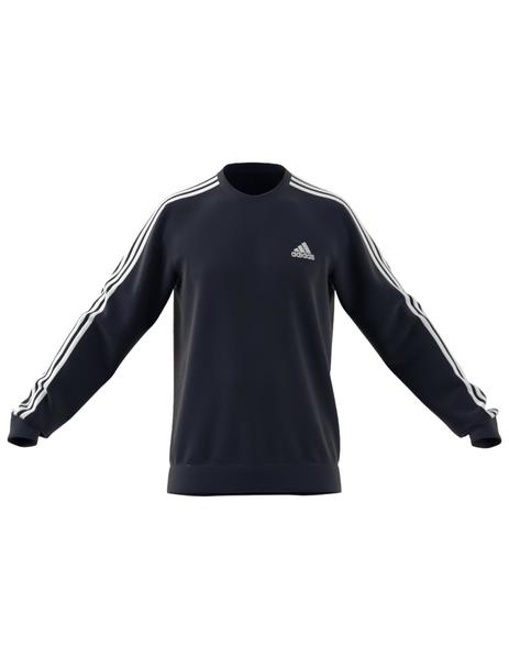 Sudadera Sin Capucha Adidas 3 Stripes Hombre Marino