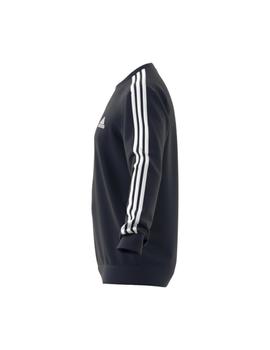 Sudadera Sin Capucha Adidas 3 Stripes Hombre Marino