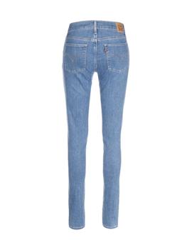 Pantalón Levis 710 Super Skinny Stonewash Mujer Azul