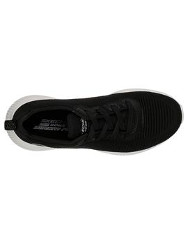 Zapatillas Skechers Bobs Squad-Tough Talk Mujer Negro