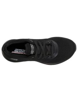 Zapatillas Skechers Bobs Squad-Tough Talk Mujer Negro