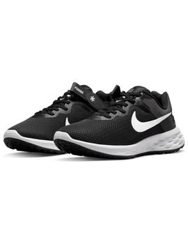 Zapatillas Nike Revolution 6 Flyease Mujer Negro