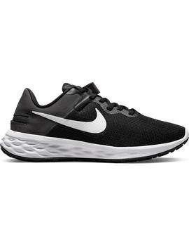 Zapatillas Nike Revolution 6 Flyease Mujer Negro