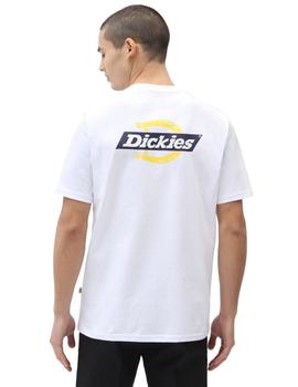 Camiseta Manga Corta Dickies SS Ruston Hombre Blanco