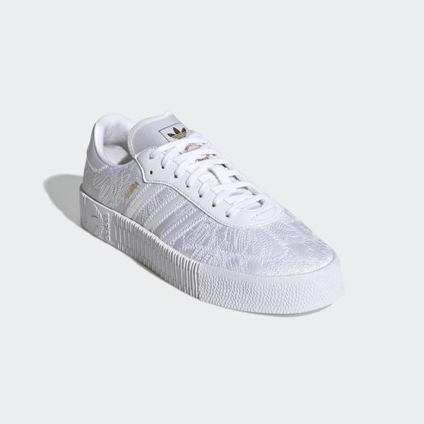 Adidas Samba Rose Blancas y Doradas