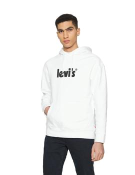 Sudadera Con Capucha Levis Graphic Poster Hombre Blanco