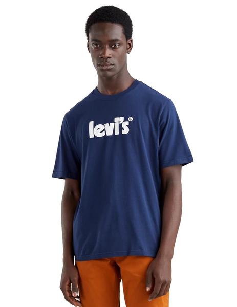 Camiseta levis hombre 2024 azul