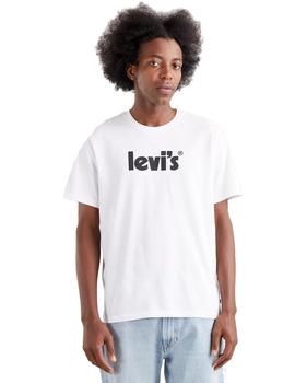 Camiseta Levis Relaxed fit Poster Hombre Blanco