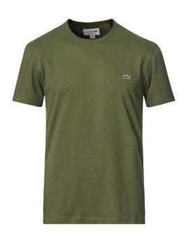 Camiseta Manga Corta Lacoste Regular Fit Hombre Verde