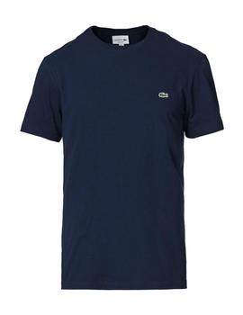 Camiseta Manga Corta Lacoste Regular Fit Hombre Marino