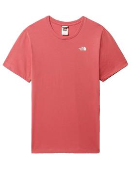 Camiseta The North Face Simple Dome Mujer Rosa