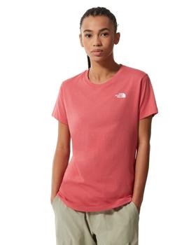 Camiseta The North Face Simple Dome Mujer Rosa