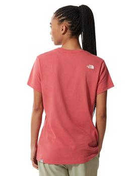 Camiseta The North Face Simple Dome Mujer Rosa