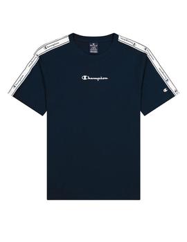 Camiseta Champion Crewneck Hombre Azul