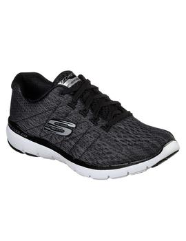 Zapatillas SkechersFlex Appeal 3.0-Satellites Mujer Negro