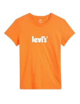 Camiseta Levis The Perfect Seasonal Mujer Naranja