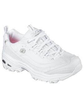 Zapatillas Skechers D´Lites Fresh Start Mujer blanco