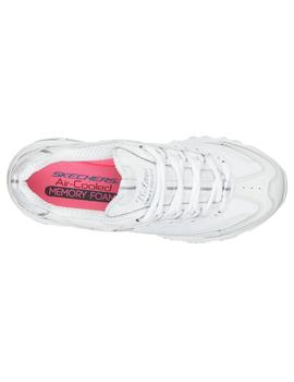 Zapatillas Skechers D´Lites Fresh Start Mujer blanco