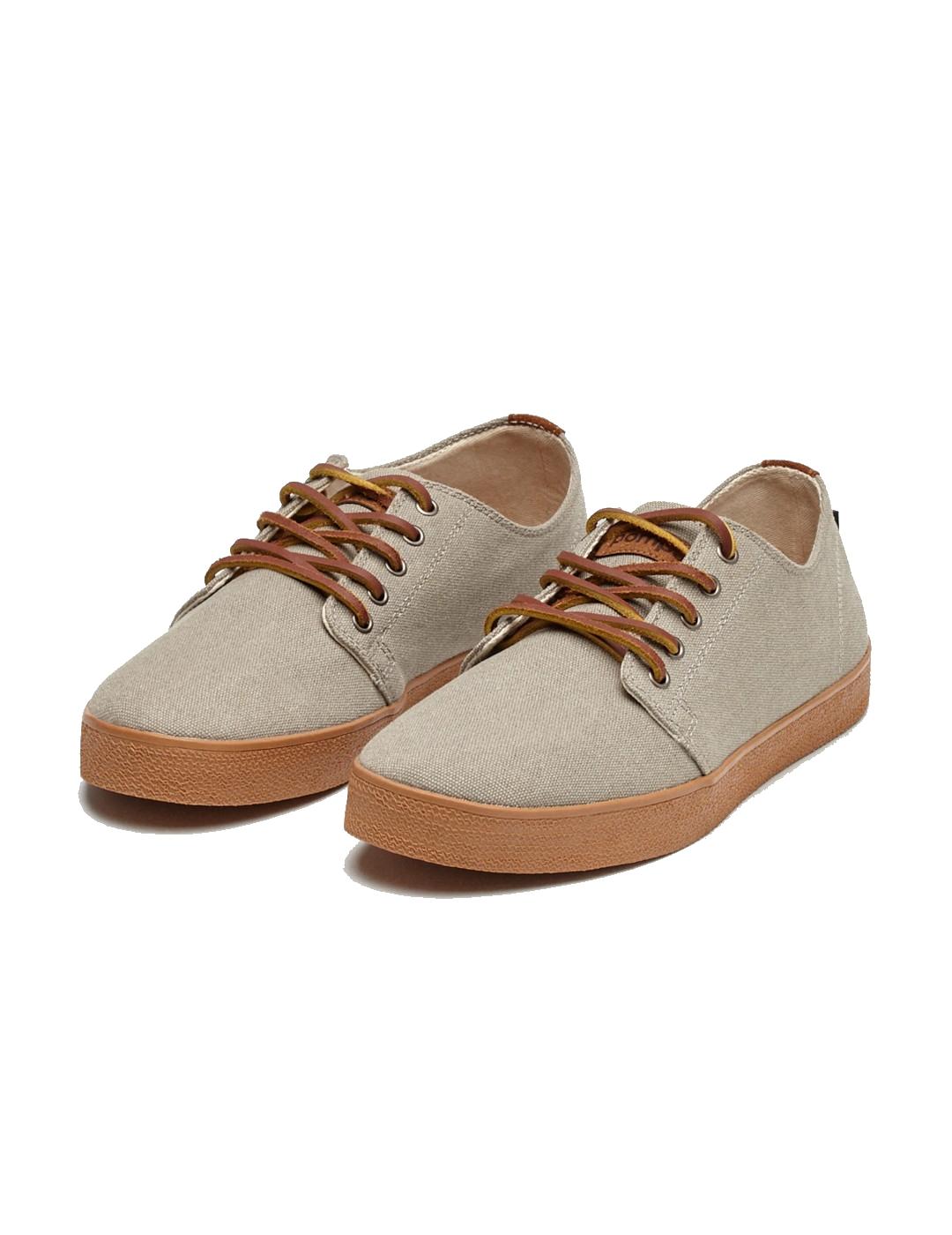 Zapatillas Pompeii Higby Grey Caramel Hombre Gris