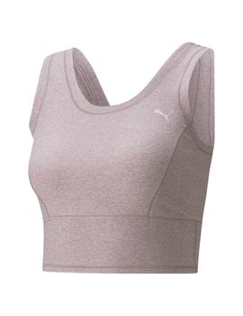 Top Puma Studio Yogini Luxe rRosa Mujer