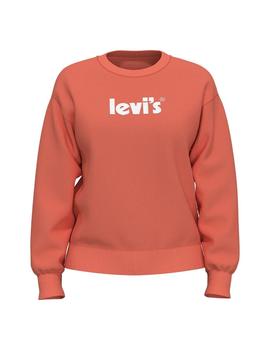 Sudadera Levis Graphic Standard Mujer Naranja