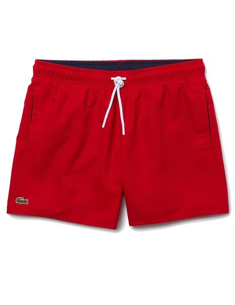 Maletín más lejos Rico Bañador Lacoste Hombre Rojo