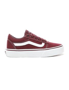 Zapatillas Vans Ward Junior Granate