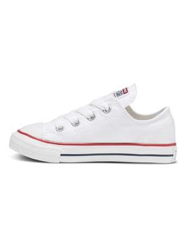 Zapatillas Converse All Star Seasonal Niño Blanco