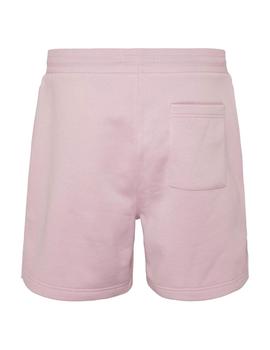 Pantalón Corto Tommy Fleece Beach Hombre Rosa