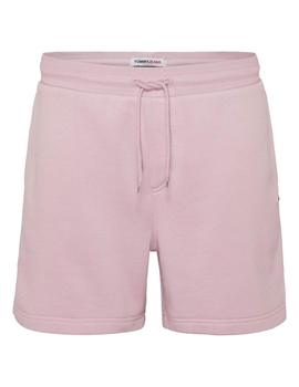 Pantalón Corto Tommy Fleece Beach Hombre Rosa